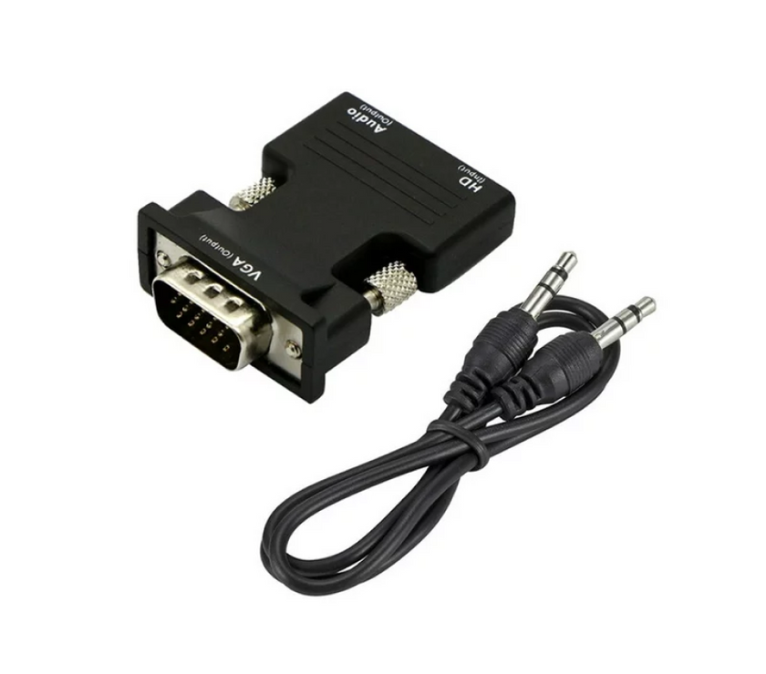 1080P HDMI-compatible Female to VGA Male Converter Cable