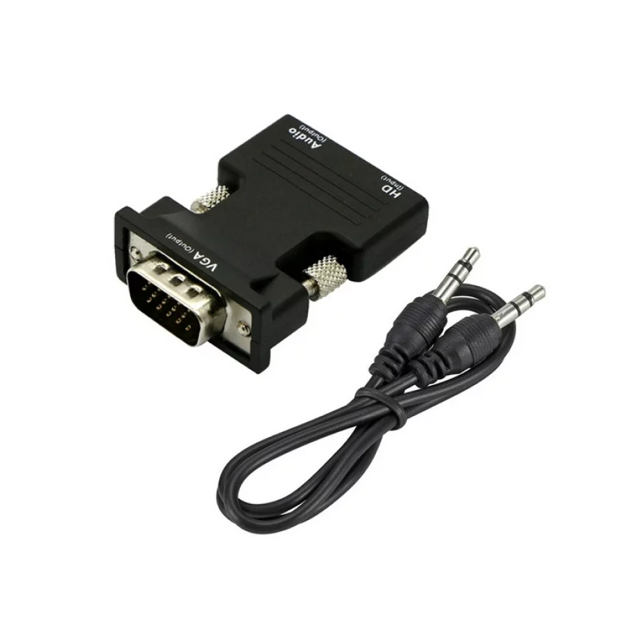 1080P HDMI-compatible Female to VGA Male Converter Cable