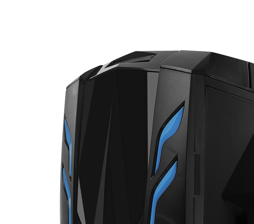 High-Airflow Computer Case Blue