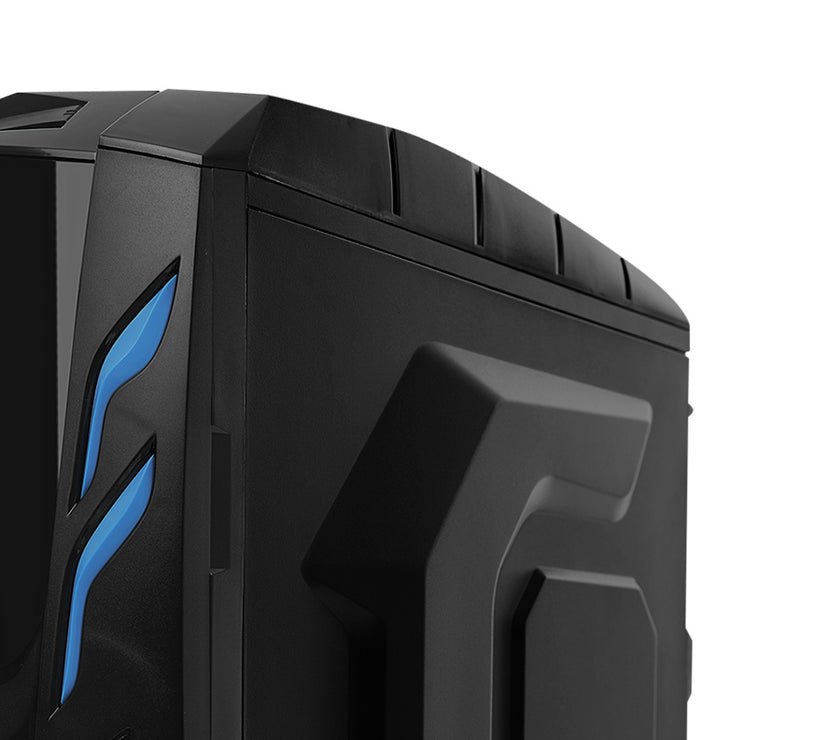 High-Airflow Computer Case Blue